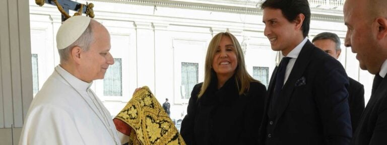 El torero Roca Rey con León XIV