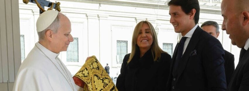 El torero Roca Rey con León XIV