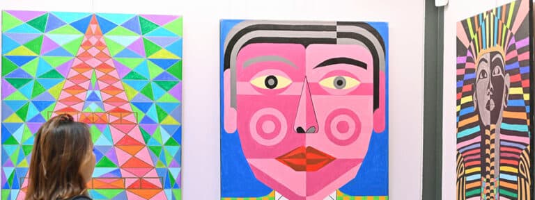 Exposición 'El arte como un gran escenario donde las imágenes nunca dejan de hablar', organizada por la Muestra de Cine Internacional de Palencia como homenaje al polifacético artistaRamón Margareto