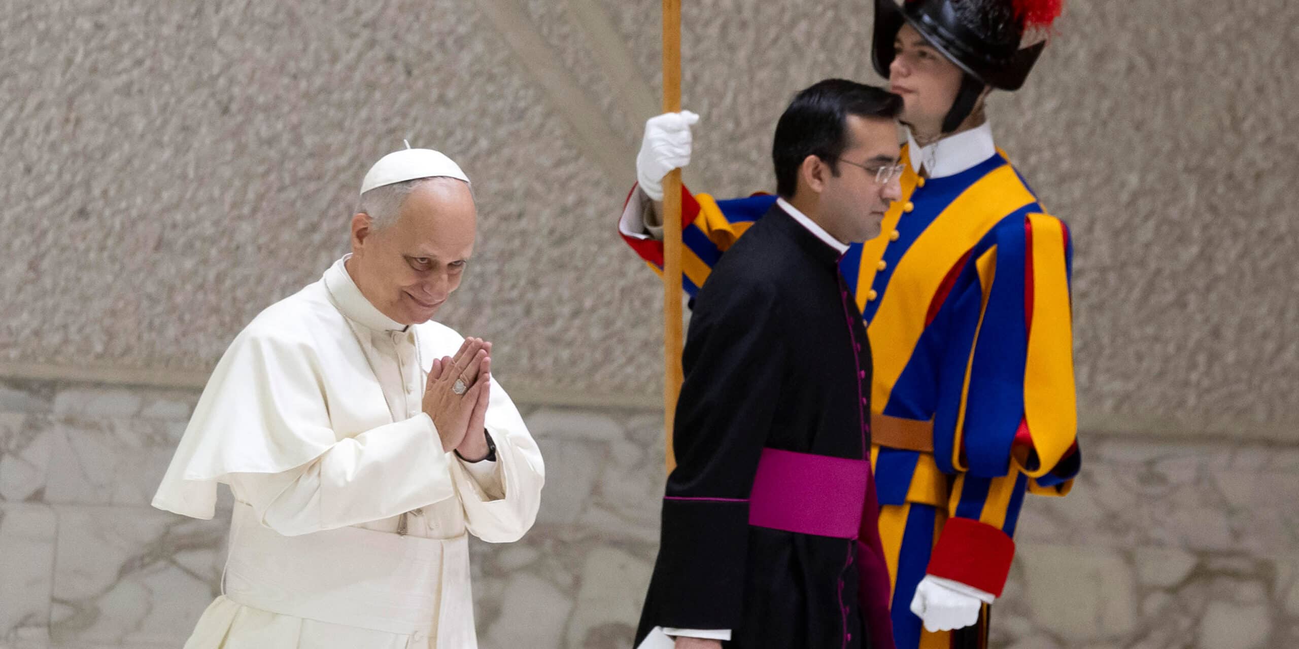 León XIV en la audiencia general
