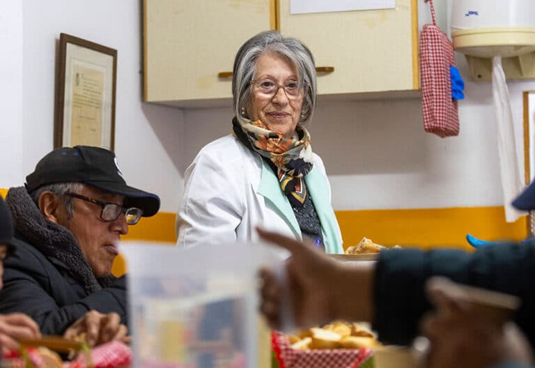 Loli, voluntaria del Comedor de Paquita en Leganés