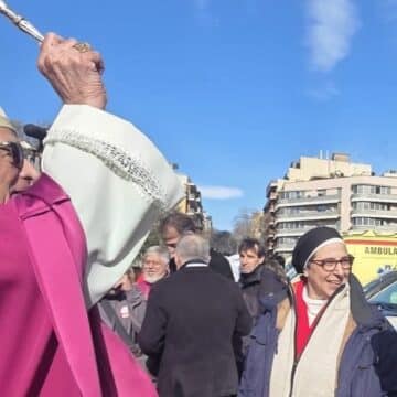 Omella y sor Lucía Caram