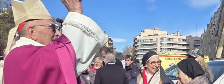 Omella y sor Lucía Caram