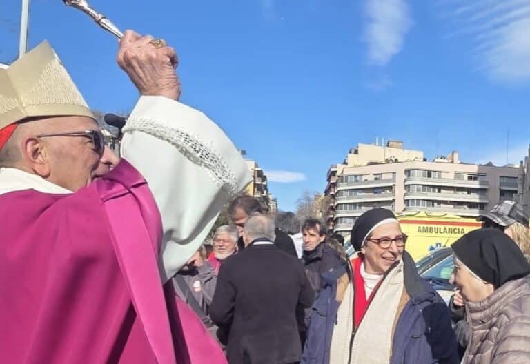 Omella y sor Lucía Caram