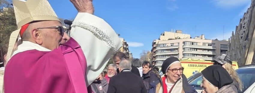 Omella y sor Lucía Caram