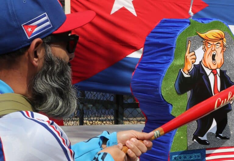 Protestas contra Trump en Cuba