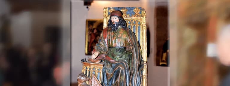 El san Lucas de Gil de Siloé, en el Museo Diocesano de Arte Sacro de Palencia
