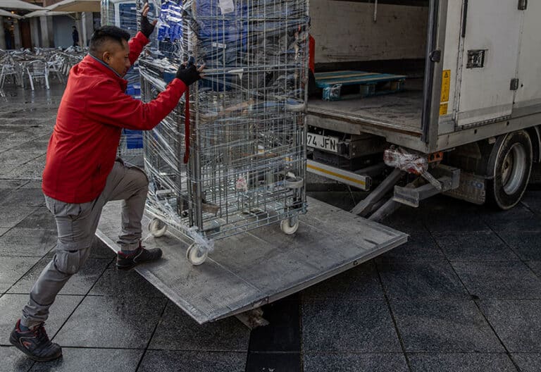 Trabajador migrante en Toledo