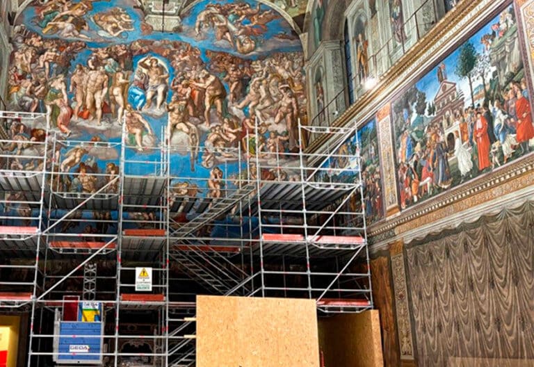 Obras en la Capilla Sixtina: el Juicio ahora ya no es tan Final