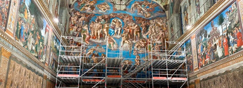 Obras en la Capilla Sixtina: el Juicio ahora ya no es tan Final
