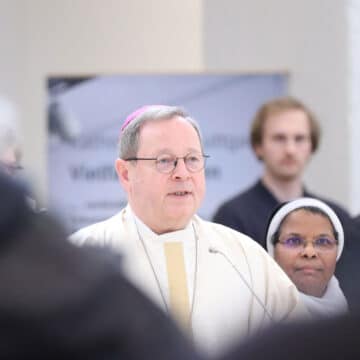 El presidente de los obispos en la última Asamblea del Camino Sinodal Alemán celebrada en