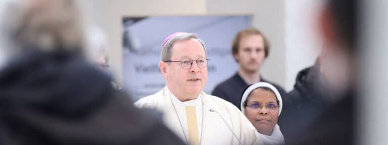 El presidente de los obispos en la última Asamblea del Camino Sinodal Alemán celebrada en