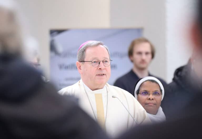 El presidente de los obispos en la última Asamblea del Camino Sinodal Alemán celebrada en