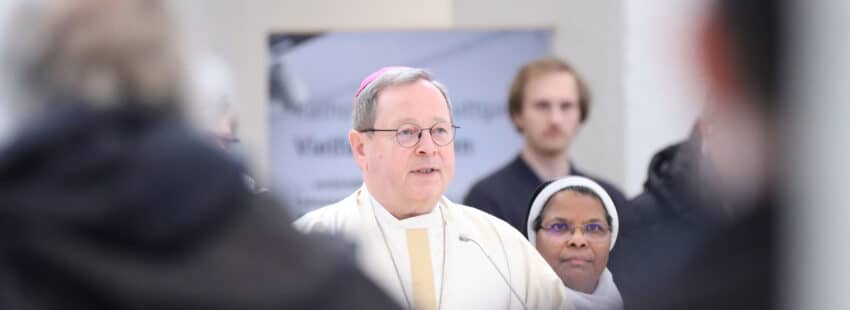 El presidente de los obispos en la última Asamblea del Camino Sinodal Alemán celebrada en