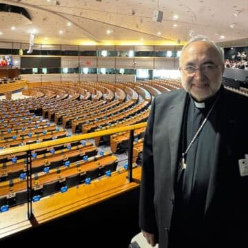 El arzobispo de Oviedo, Jesús Sanz