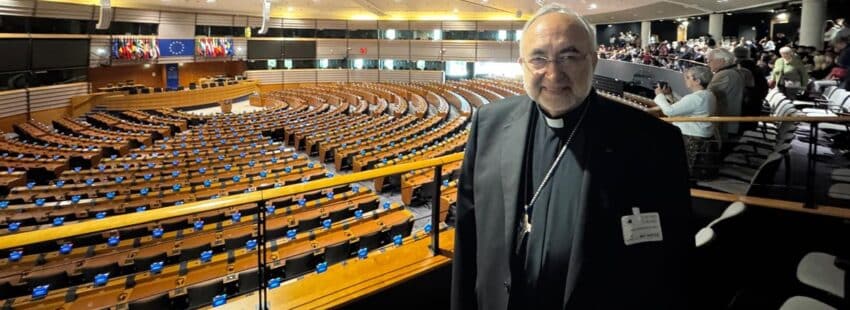 El arzobispo de Oviedo, Jesús Sanz