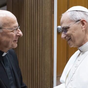 Fernando Ocáriz, con León XIV