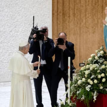 León XIV en la audiencia general