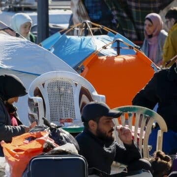 Desplazados en Líbano