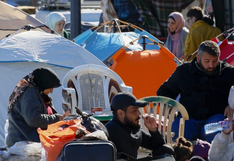 Desplazados en Líbano