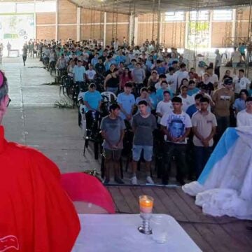 El obispo de Goya pidió a todos los jóvenes a caminar la Semana Santa con Jesús