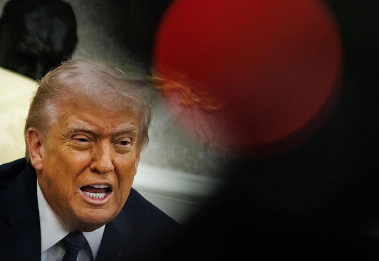 Donald Trump, presidente de Estados Unidos, en la Casa Blanca