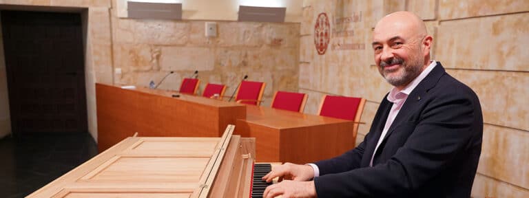 Francisco José Udaondo, director del Instituto Universitario de Música Sacra, de la Universidad