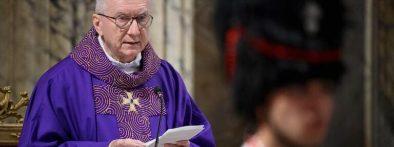 Misa presidida por el Cardenal Pietro Parolin, Secretario de Estado de la Santa Sede