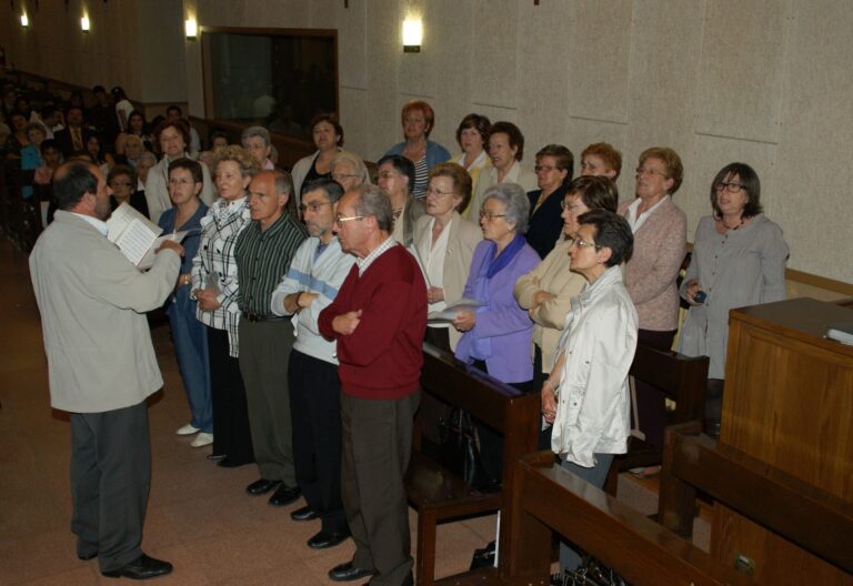 Coro en parroquia