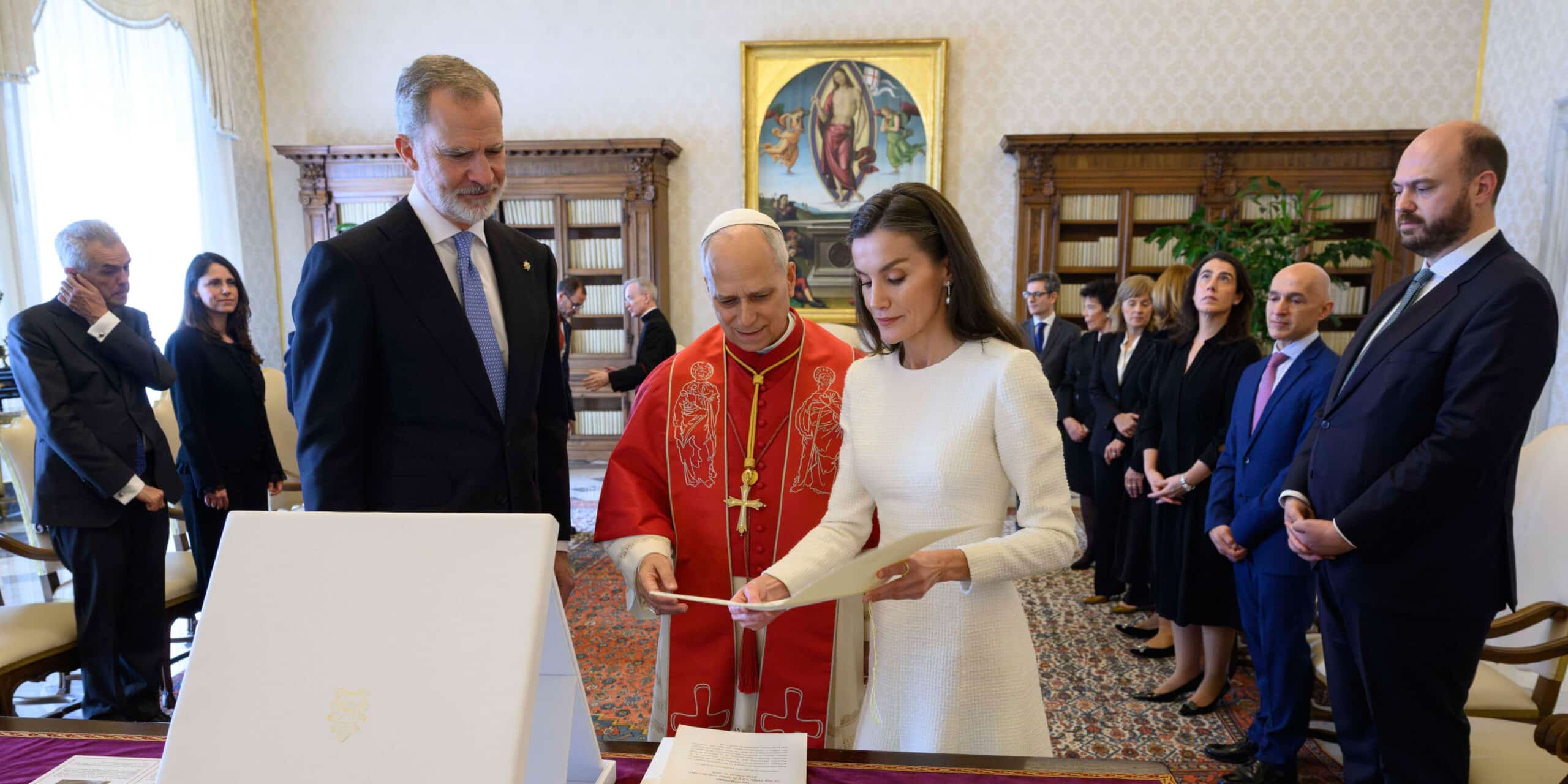 León XIV recibe a los Reyes de España en el Vaticano