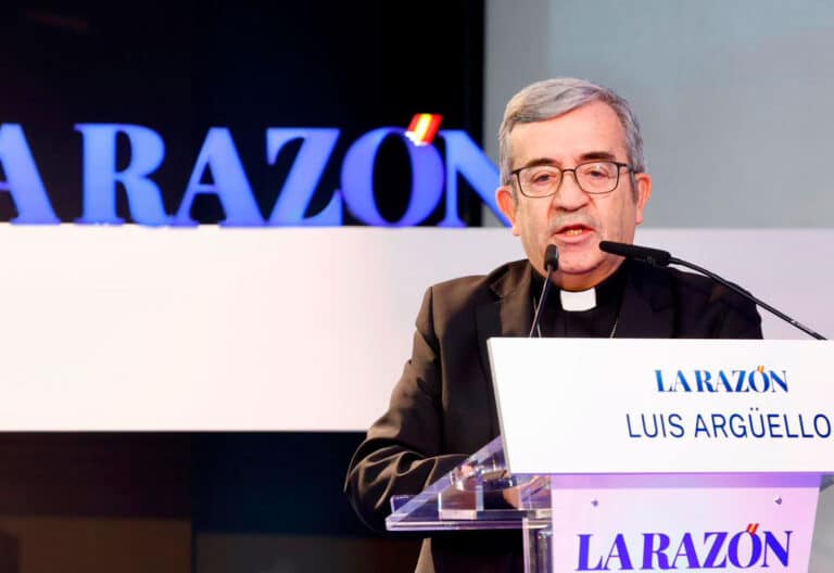 Luis Argüello, presidente de la Conferencia Episcopal Española y arzobispo de Valladolid, en un