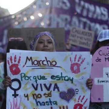 Mujeres marcha