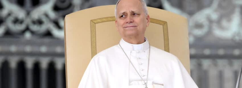 El papa León XIV en la audiencia general