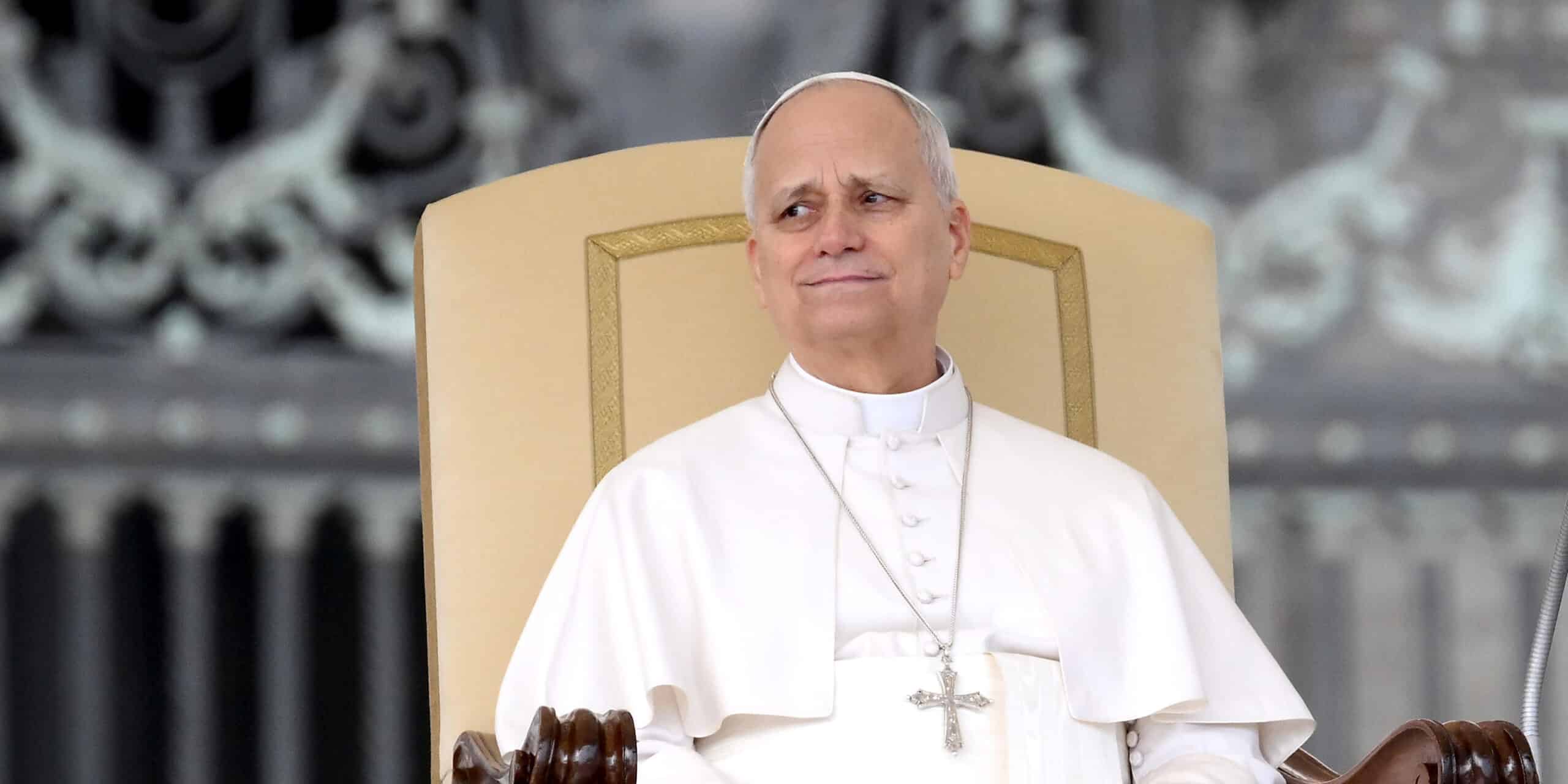 El papa León XIV en la audiencia general