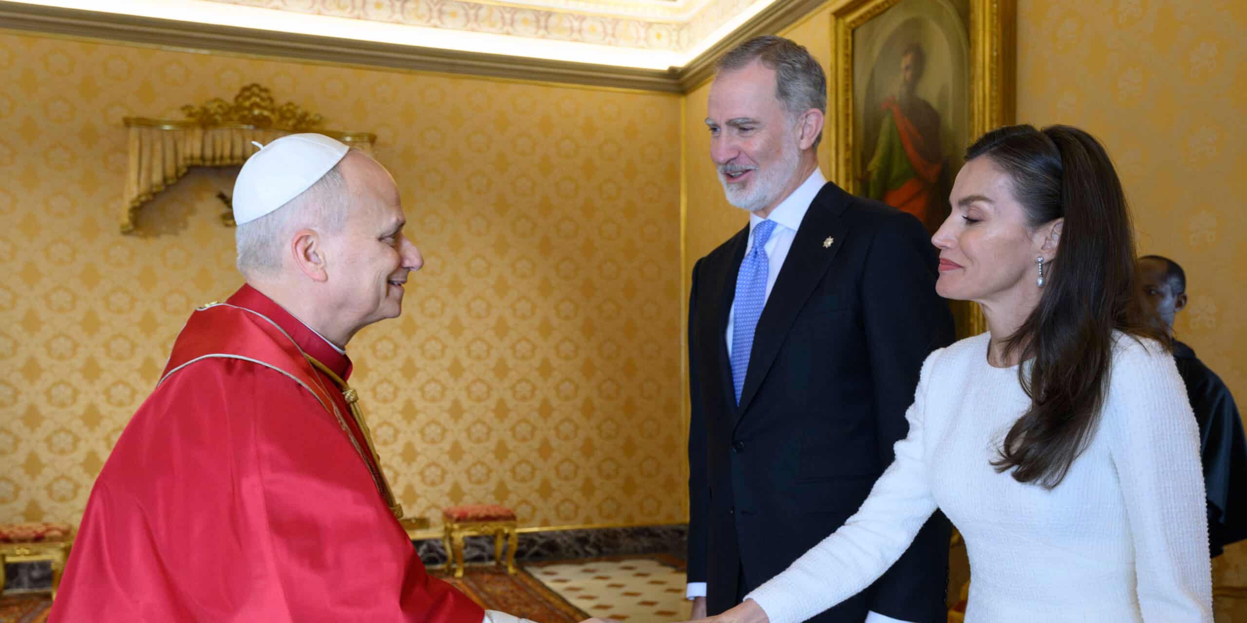 León XIV recibe a los Reyes de España en el Vaticano