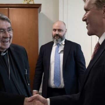 El nuncio Pierre y Colby en el Pentágono