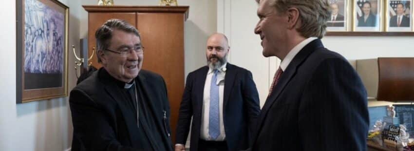 El nuncio Pierre y Colby en el Pentágono