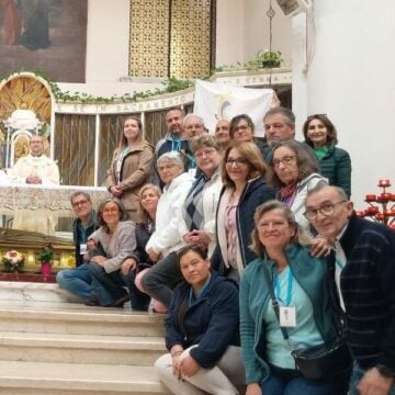 Los católicos sordos de Europa, peregrinos en Asís antes de reunirse en Valencia