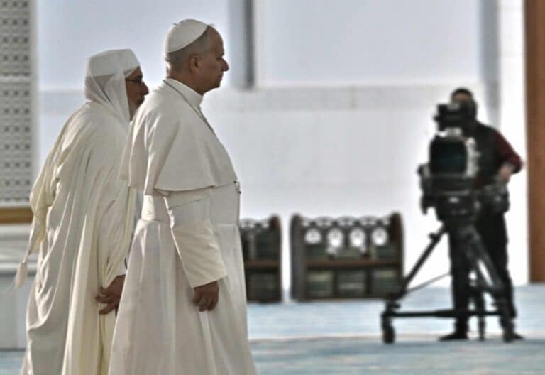 León XIV en la Gran Mezquita de Argel