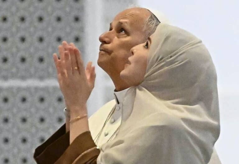 León XIV en la Gran Mezquita de Argel