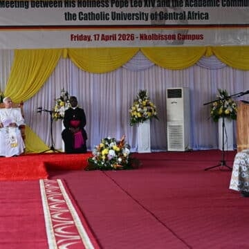 León XIV en Camerún