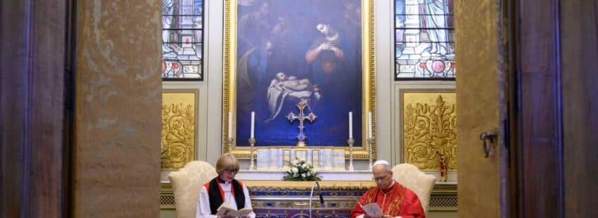 Cumbre León XIV-Mullally: ¿es más ecuménico el Papa que la arzobispa?