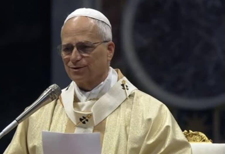 León XIV en las ordenaciones sacerdotales