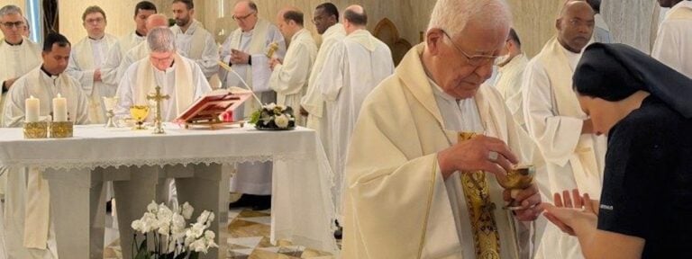 Misa por el aniversario del papa Francisco