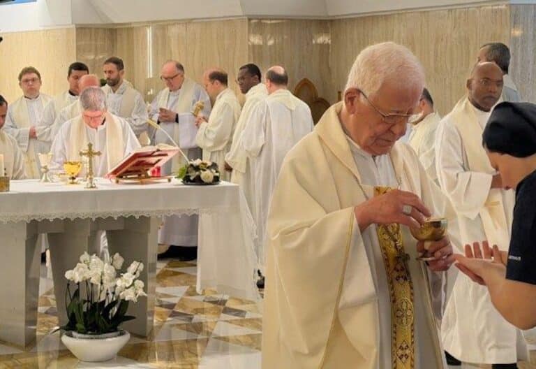 Misa por el aniversario del papa Francisco