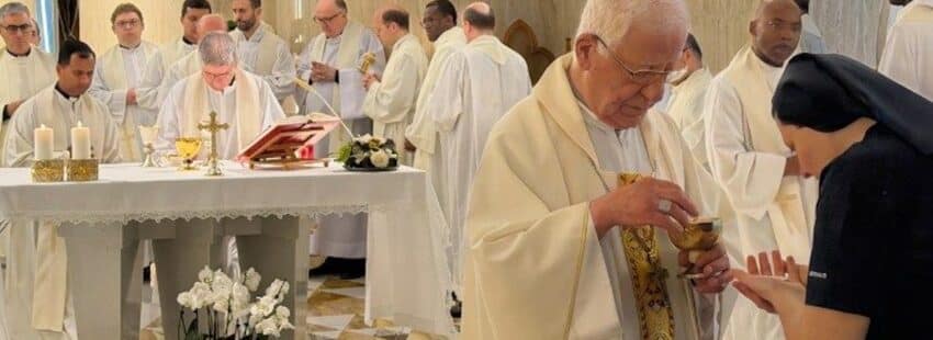 Misa por el aniversario del papa Francisco