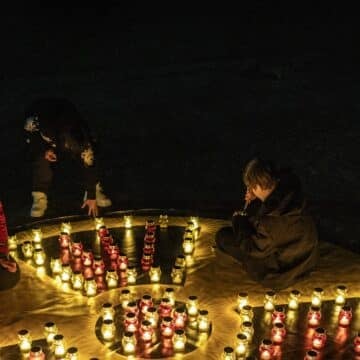 Oración en Prypyat por los 40 años del desastre nuclear de Chernóbil