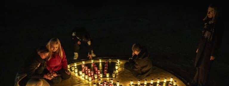 Oración en Prypyat por los 40 años del desastre nuclear de Chernóbil