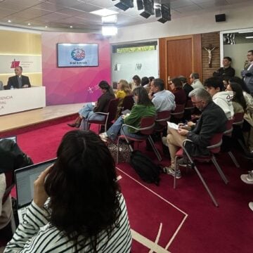Rueda de prensa con motivo del viaje de León XIV a España