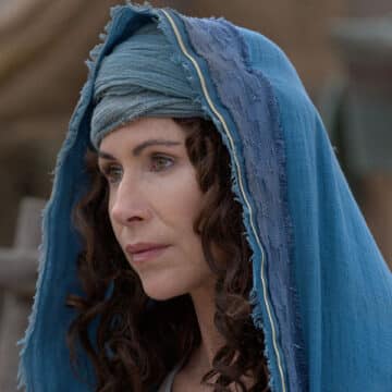 La actriz Minnie Driver, en el papel de Sara en la miniserie ‘The Faithful’. Foto: Fox